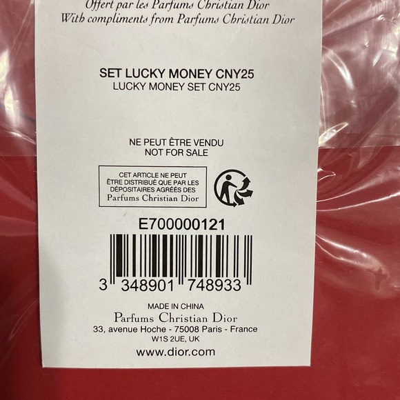 Dior Lunar New Year Lucky Money Envelope-NIP - Picture 3 of 3